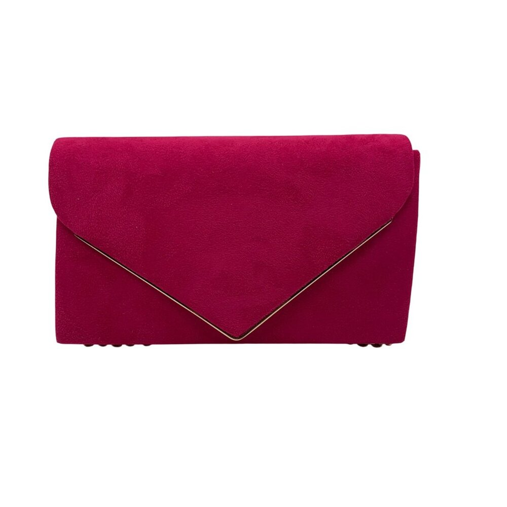 Charming Tailor Pink Velvet Clutch